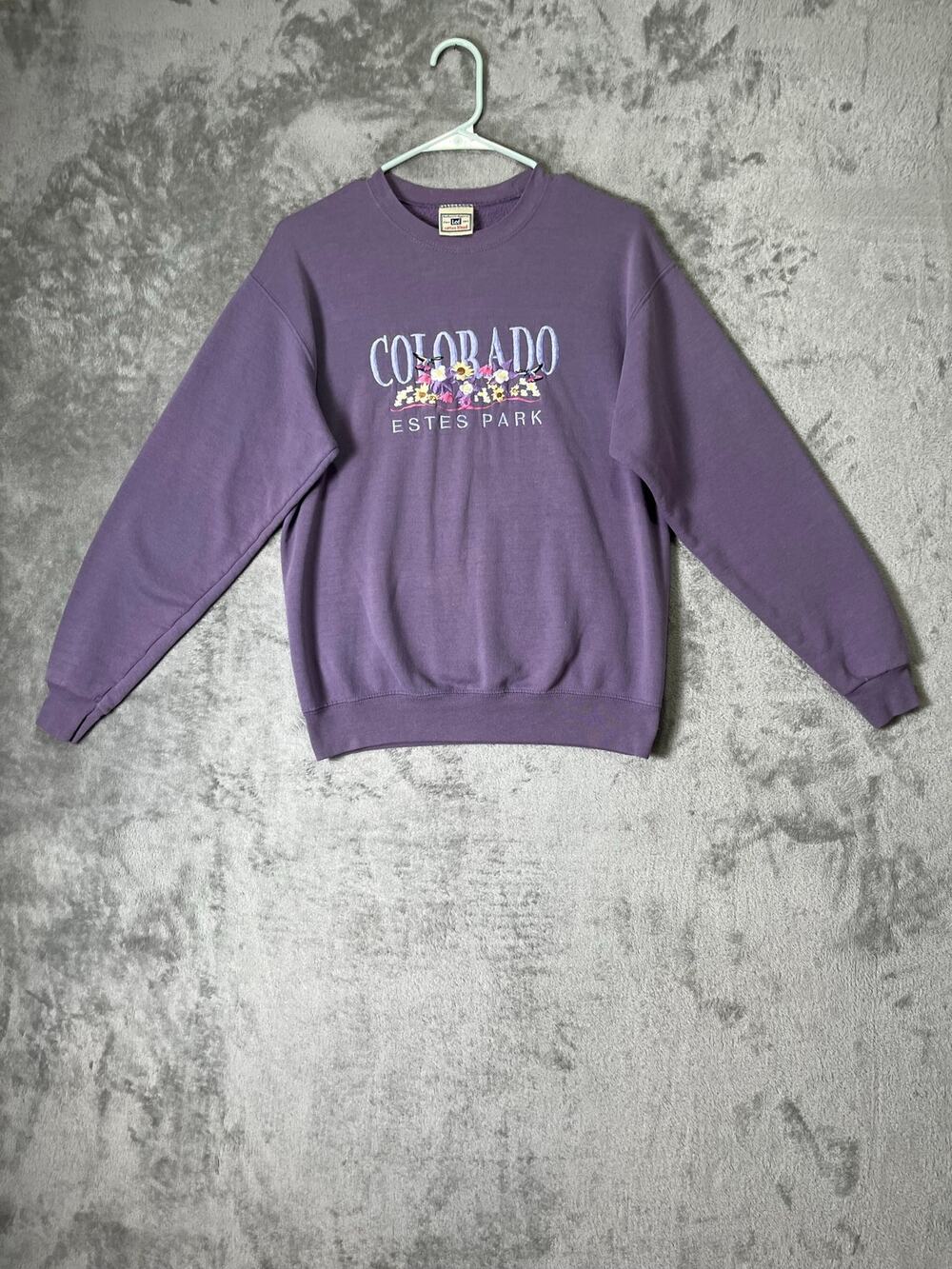 Vintage Colorado Estes Park Graphic Crewneck Sweatshirt 90s Outdoorsy Gorpcore S
